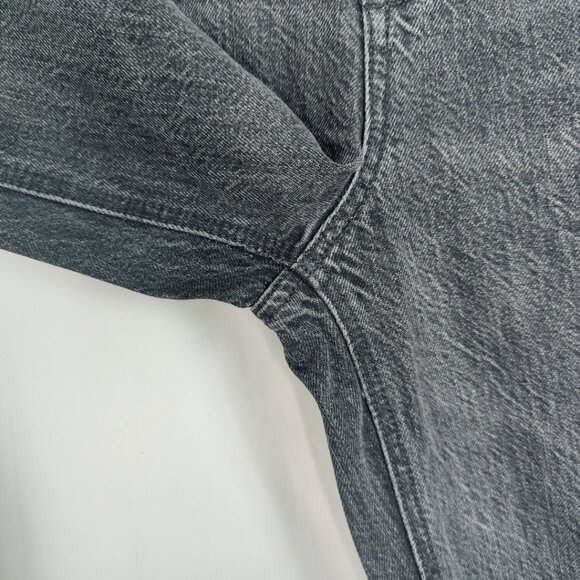 American Eagle Black Baggy Jeans 0 High Rise NWT - Picture 6 of 12